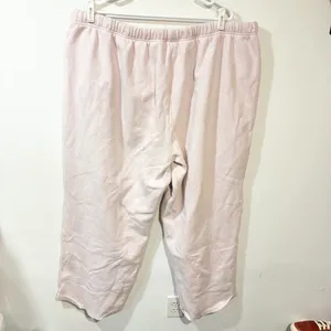 Skims Plus Size Pink Fleece Lined Pull On Sweatpants Size 4X‎ thumbnail 4