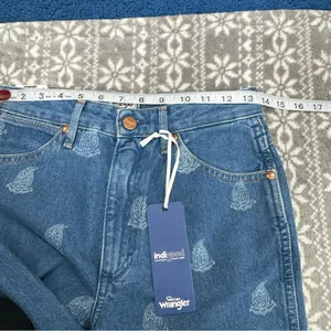 NWT WRANGLER Westward‎ 626 High Rise Bootcut Paisley Print Indigood Size 26 x 32 thumbnail 14