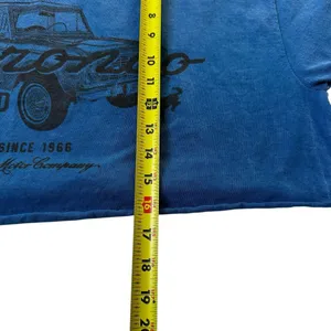 Ford Blue Graphic Printed Crop T-shirt Women Size XL | 6-6 thumbnail 5