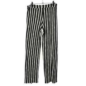 Boutique Isabella Rose Ships Ahoy‎ Black & White Stripe Cover Up Pants S thumbnail 3
