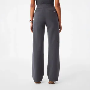 FIGS Isabel High-Waisted Scrub Pants Wide-Leg thumbnail 3