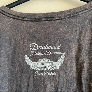 ✨ Harley Davidson Women’s‎ Black Brown South Dakota Top Large thumbnail 6