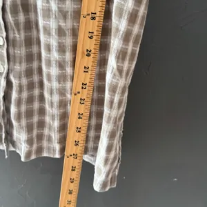 Northern Reflections Vintage Cottage Country L Plaid Cotton Button Shirt V-Neck thumbnail 7