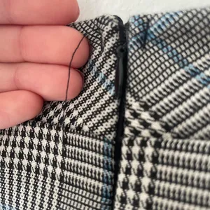 Blue Blush Plaid Mini Skirt thumbnail 6
