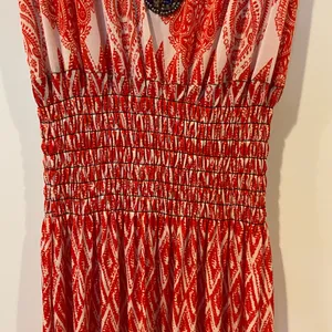 Maxi sleeveless dress Red thumbnail 4