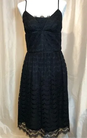 Trina Turk Cocktail Dress Little Black Dress Size 4 thumbnail 1