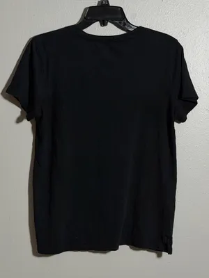 Madewell Women Minimalist Black Crewneck Tee Basic size M‎ thumbnail 5