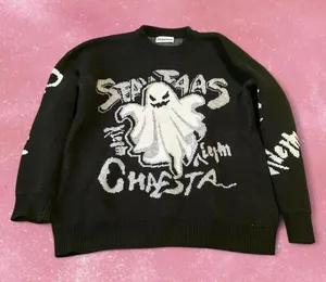 Source Unknown Halloween Ghost Sweater thumbnail 1