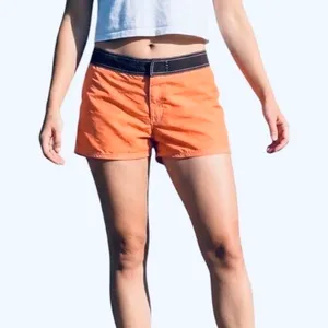 Gap Orange Blue Nylon Short Shorts M Summer Lightweight Athletic Casual Swim thumbnail 1