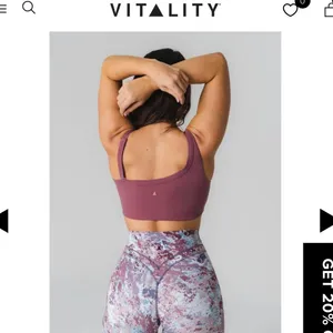 Grey Purple vitality cloud II asymmetrical sports bra thumbnail 6