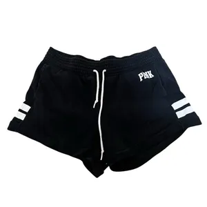 Victoria's Secret Women's Black Striped Lounge Shorts Size M Casual thumbnail 4