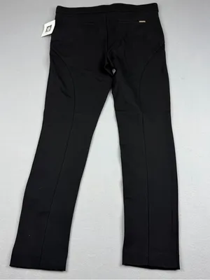 Anne Klein Black Pull On Slim Ankle Pants Women's 10 Stretch NWT thumbnail 4