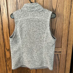 Patagonia Better Sweater Vest Company Logo Gray Fleece Women’s medium thumbnail 4