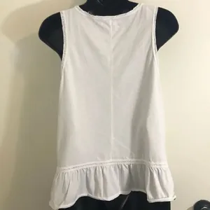 Abercrombie & Fitch sleeveless white top thumbnail 5