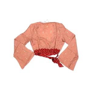 Some Days Lovin - Feeling The Love Crop Top & Pants in Pink & Red thumbnail 3
