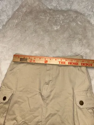 Princess Polly khaki cream cargo mini skirt woman’s size 2 thumbnail 7