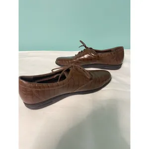 Easy Spirit Brown Leather Lace Up Loafers Comfort Shoes Women's‎ 7.5 S-252 thumbnail 5