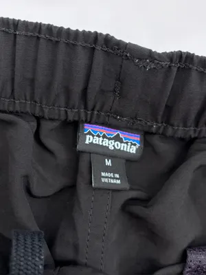 Patagonia Black Women's Athletic Shorts with Logo Tab thumbnail 2