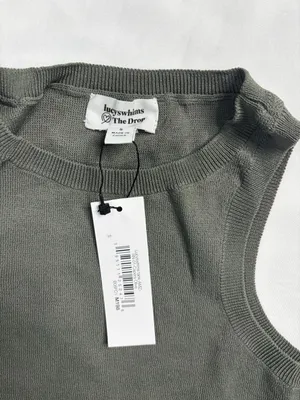 The Drop Women's @lucyswhims Fitted Racer Tank Sweater thumbnail 2