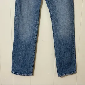 Madewell The 90s Straight Jeans High Rise Vintage Wash Women’s Size 25 thumbnail 3