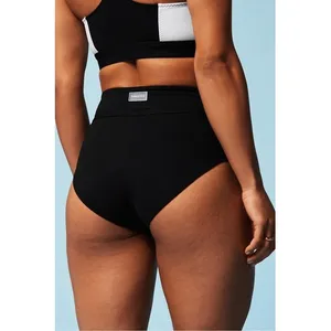 Fabletics Boardwalk High-Waisted Swim Bottom Womens Black Medium‎ (T1) thumbnail 2