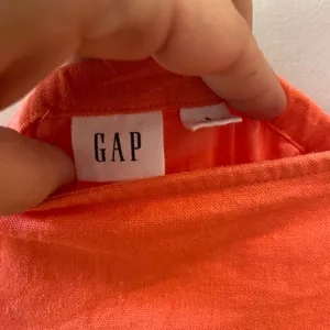 Gap Coral Sleeveless Tie Waist Linen Blend, EUC Size Small thumbnail 4