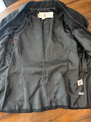 NWT Women’s Size 6 New York & Company Black Stretch Blazer thumbnail 4