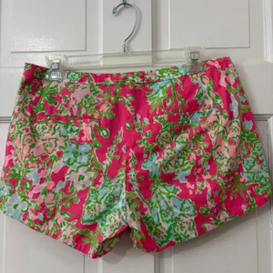 Lilly Pulitzer Adie Shorts 4 Flamingo‎ Pink Southern Charm Resort Beach Preppy thumbnail 2