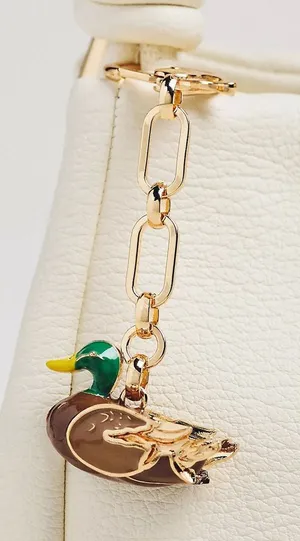 🦆NWOT Anthropologie Splash Duck Bag Charm ~ HTF SOLD OUT 🦆 thumbnail 1