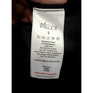 Oh Polly Hivera Satin Boat-Neck Twist-Back Maxi Dress in Black Size S New thumbnail 7