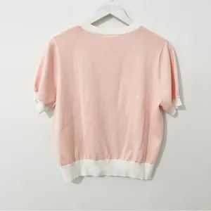 Queen of Sparkles Bride Script Pink Sweater Size Small S thumbnail 6