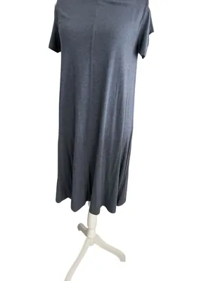 PARAPHRASE Blue Stretch Cold Shoulder Dress Size Medium thumbnail 5