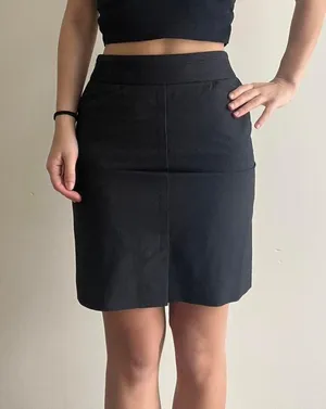 Black Mini Skirt Business Casual 28” thumbnail 7