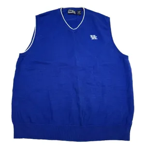 Kentucky Wildcats Vest Men's Size Large Blue‎ Crable Sweater UK KY College NCAA thumbnail 1