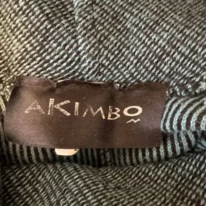 Akimbo Sustainable Midi Mock Sweater Dress Size L Green Cotton Minimal Lagenlook thumbnail 7