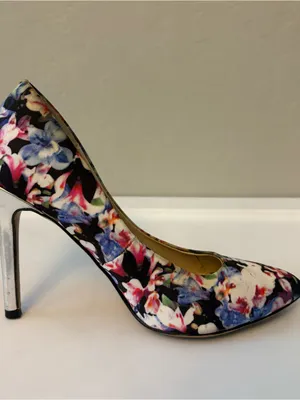 Apt. 9 multicolored floral pumps with silver heels size 6.5 thumbnail 14