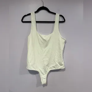 White‎ Arula square neck bodysuit White Size 1X thumbnail 4