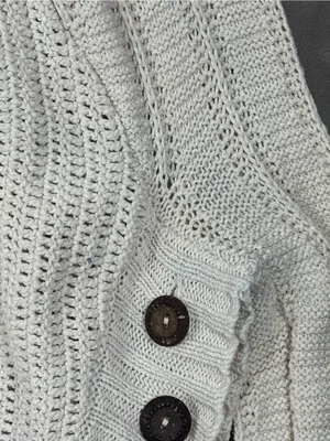 Anthropologie Angel of the North Harvest Moon Cotton Poncho Sweater Size S thumbnail 5