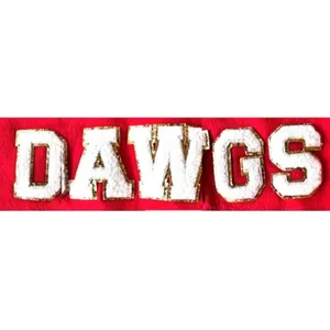 Christmas Georgia Bulldogs Glitter Sweatshirt Unisex Small Red Dawgs Football thumbnail 7