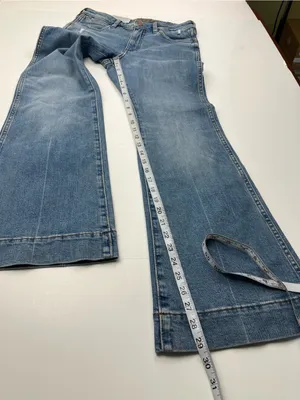 Wrangler Retro Trouser Womens Size 28 x 30 Blue Denim Jean Western 1011MPEGK NEW thumbnail 9