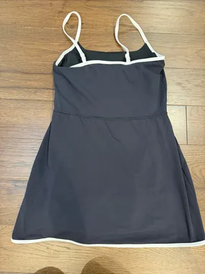 All in Motion Black Soft Wrap Active Tennis Dress Size S/M - C1-512 thumbnail 5
