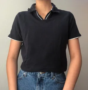 vintage velocity black polo golf tee thumbnail 2