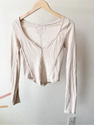 FREE PEOPLE Eyes On You Long Sleeve Top thumbnail 5