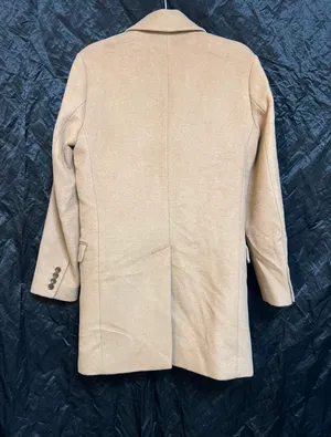 tan wool-blend Topcoat from Express size XS thumbnail 14