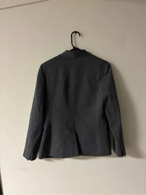 J.Crew Going-Out Blazer Stretch Twill Gray H2743 Size 6 thumbnail 2