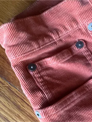 Madewell Perfect Vintage Straight Corduroy Jeans 28T Rust Orange Classic Fit thumbnail 3