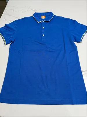 NEW Women’s Collared Blue Polo Shirt S thumbnail 1