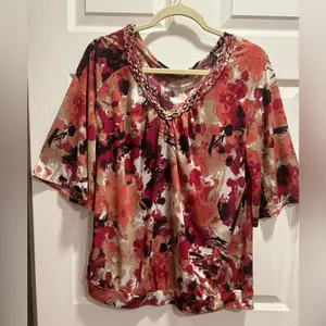 East 5th Avenue Floral Top for Women Size L thumbnail 1