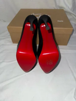 Christian Louboutin Dolly Alta Pump 160mm Leather Platform EU 38 thumbnail 3