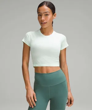 Lululemon Cropped Swiftly T shirt thumbnail 4